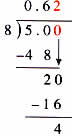 Dividing a Whole Number -1