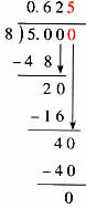 Dividing a Whole Number -2