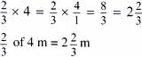 Multiplying Fractions by whole Numbers ( f )