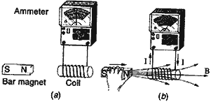 Generator induced current in a circuit