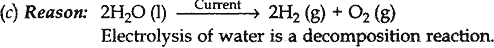 Chemical Reaction & Equations: Question 14