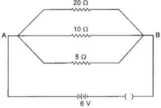 Calculate the current flows through the 10 Ω resistor in the following circuit.