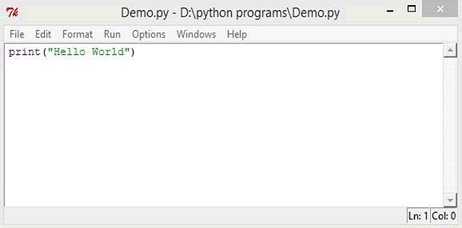 IDLE (Python GUI) IDLE (Python GUI)