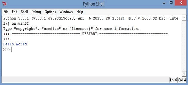 Fig: Python Shell