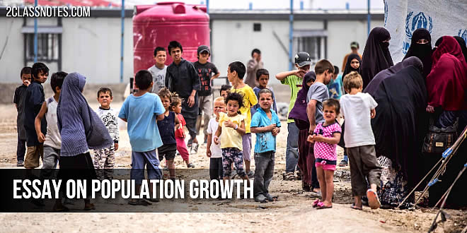 Essay On Population Growth For Students And Children