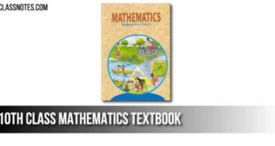 10th Class Mathematics NCERT Textbook