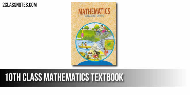 10th Class Mathematics NCERT Textbook