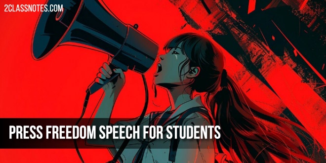 Press Freedom Speech For Students