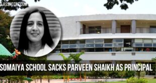 Somaiya School Mumbai sacks Parveen Shaikh as principal