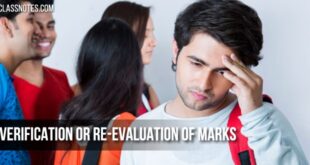 Verification or re-evaluation of marks of Class 12 and Class 10