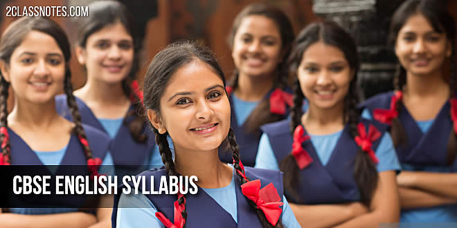 CBSE English Syllabus