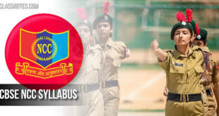 CBSE Class NCC Syllabus