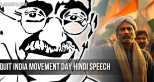 भारत छोड़ो आंदोलन पर भाषण: Hindi Speech on Quit India Movement Day