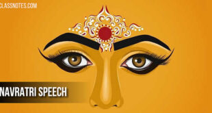 Navratri Festival Speech in English For Students & Children