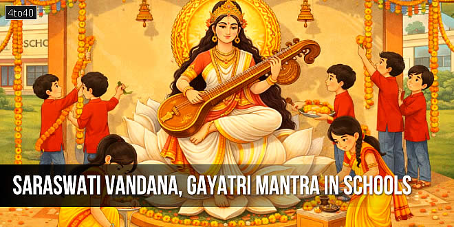 Saraswati Vandana, Gayatri Mantra in govt schools?