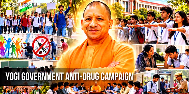 योगी सरकार ने शुरू किया 'नशा विरोधी अभियान'